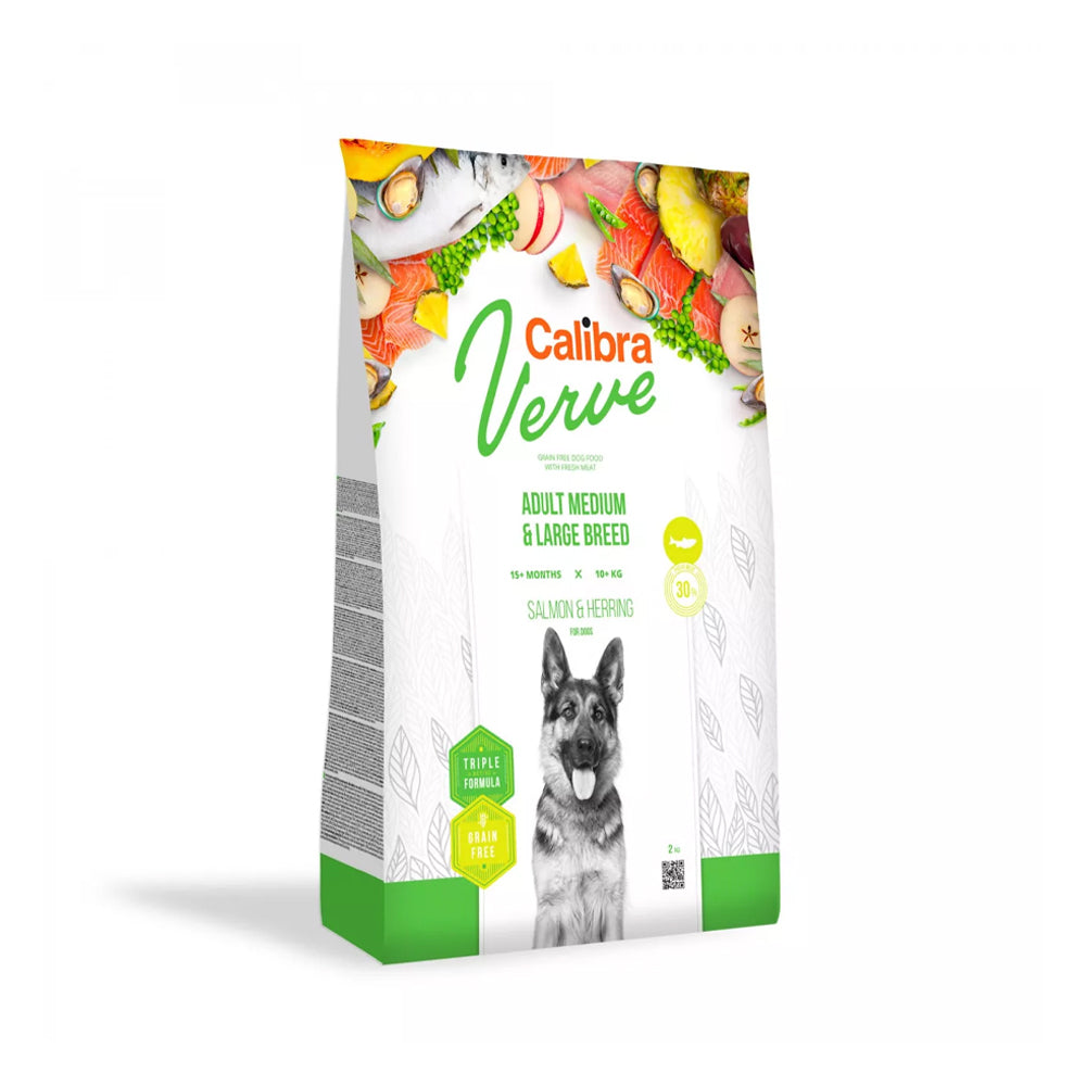 Calibra Dog Verve GF Adult Salmon & Herring 2kg