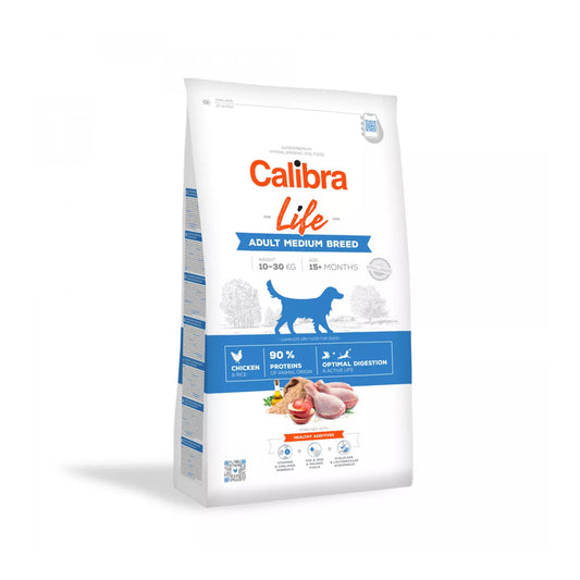 Calibra Dog Life Adult Medium Breed Chicken 12kg