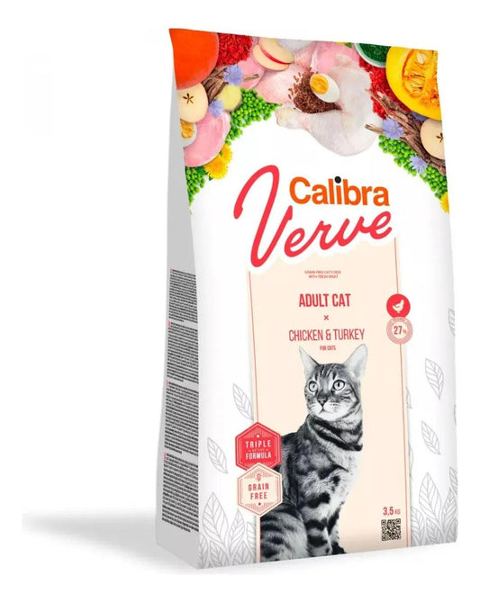 Calibra Cat Verve GF Adult Chicken & Turkey 3,5kg